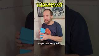 Quem nunca teve problemas com sleeves novos? Aqui é sempre! @nickbgg #humor #magicthegathering #rpg