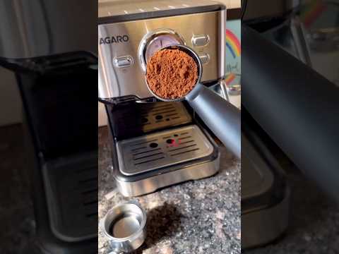 How to make espresso Agaro coffee machine cappuccino mocha maker #howto #review #coffee #coffeelover