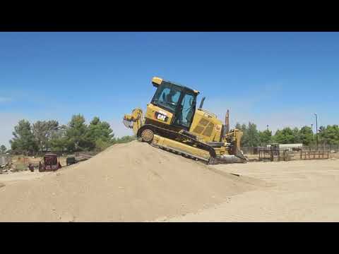Week 9   CAT D5 Dozer control over a hill
