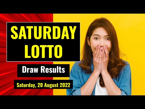 Saturday Lotto draw results from Saturday, 20 August 2022