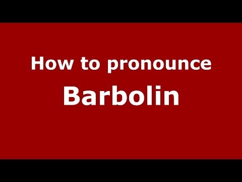 How to pronounce Barbolin (Russian/Russia) - PronounceNames.com