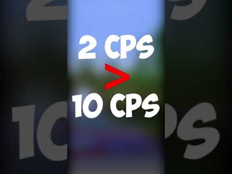 2 Clicks Per Second is better than 10! #shorts