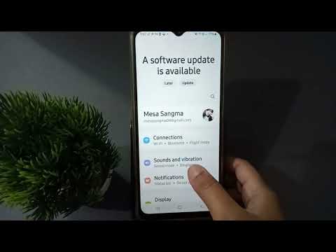 samsung galaxy A10 set notification sound