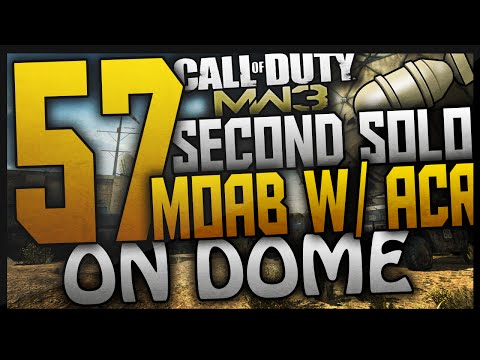 COD: MW3 - "FAST" SOLO 57 Second MOAB! (MW3 Multiplayer Gameplay)