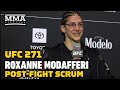 Roxanne Modafferi Reacts To Final Fight: ‘I'm Really, Really Happy’ | UFC 271 | MMA Fighting