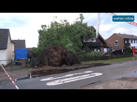 Storms in the north - short but severe (22.08.2020)