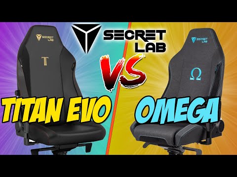 WHICH IS THE BEST GAMING CHAIR? | Secretlab Titan Evo vs Omega