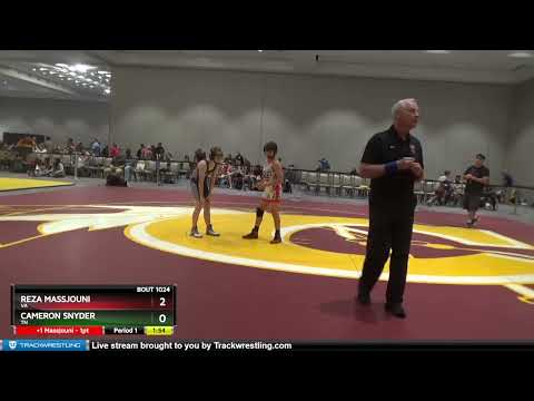 92 Lbs Round 1 - Reza Massjouni, VA Vs Cameron Snyder, TN E9a9