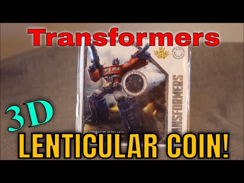 Transformers 3D Lenticular Coin Optimus Prime  - GotBot True Review (ft. Starscream Wife) NUMBER 589