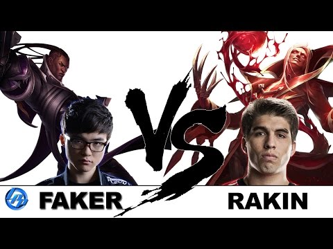SKT Faker(Lucian) vs Pain Rakin(Vladimir)