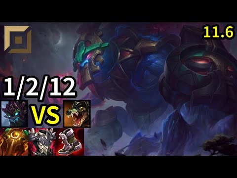 Maokai Top vs Renekton - KR Grandmaster | Patch 11.6