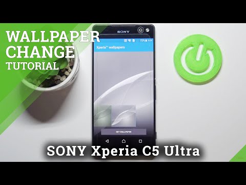 How to Change Wallpaper in SONY Xperia C5 Ultra – Update Desktop Look