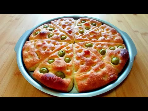 UNA FOCACCIA IN COMPAGNIA - FOCACCIA FATTA IN CASA - FACILE SENZA IMPASTO