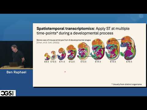 Ben Raphael | Spatiotemporal alignment of developmental processes | CGSI 2025