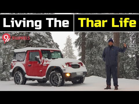 Mahindra Thar in fresh snowfall || 2020 Thar diesel automatic snow drive in Himachal full video