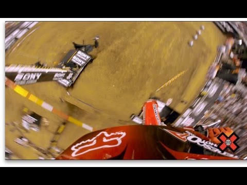 GoPro HD: Myles Richmond MX Step Up Crash Uncut - X Games 2012