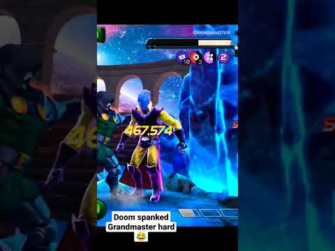 Doom Spanked Grandmaster Hard😂😂 || MCOC #grandmaster #mcoc #marvelcontestofchampions