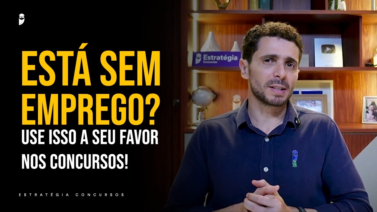 Está sem trabalhar? Veja o passo a passo para acelerar sua aprovação em concursos