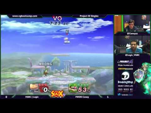 S@X 9/9/14 - Logic (Olimar) vs Coney (Wario) - Project M Tournament - Smash PM