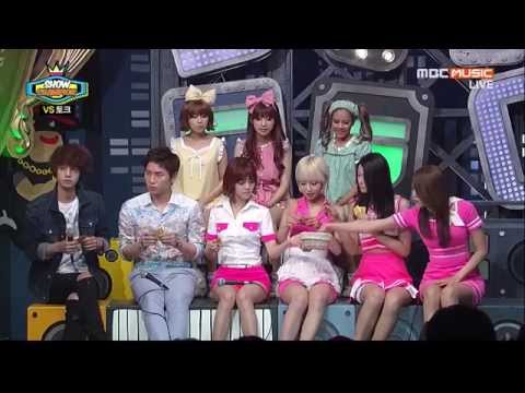[HD] 140702 AOA & TINY G Talk Cut @ Music Champion