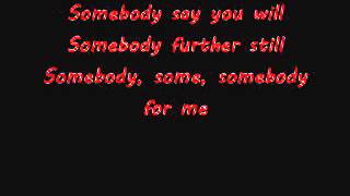 Aerosmith - Somebody (Lyrics)