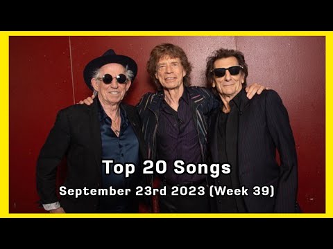 Personal Top 20 Songs of September 23rd 2023 (Week 39)