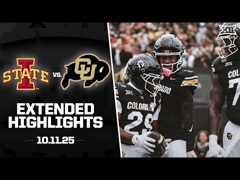 #22 Iowa State vs. Colorado Extended Highlights | 2025 Big 12 Football