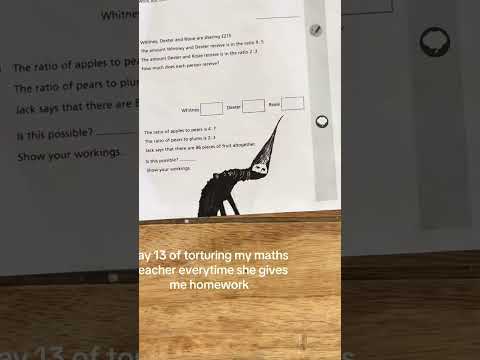 day 13 of torturing my maths teacher everytime she gives me homework #horror #art #funny #artnmx1