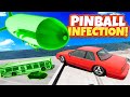 Random Car Hide Seek INFECTION With Pinball Physics Is PURE CHAOS BeamNG Drive