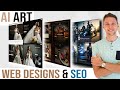 AI Web Designs And SEO Texts ChatGPT Midjourney