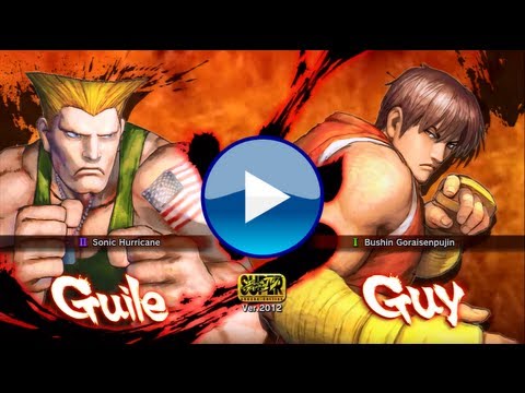 Blue emblem ( Guile ) vs SEIICHI SHIIBA ( Guy ) SSF4 AE 2012 720p HD | PhilaGilla