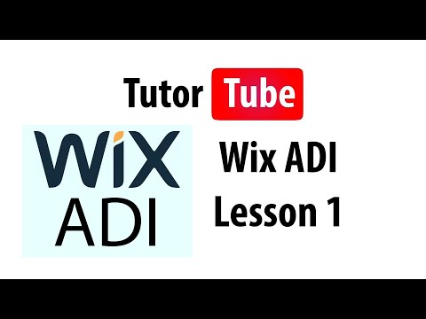 Wix ADI Tutorial Lesson 1 Signing Up and Choosing Layout