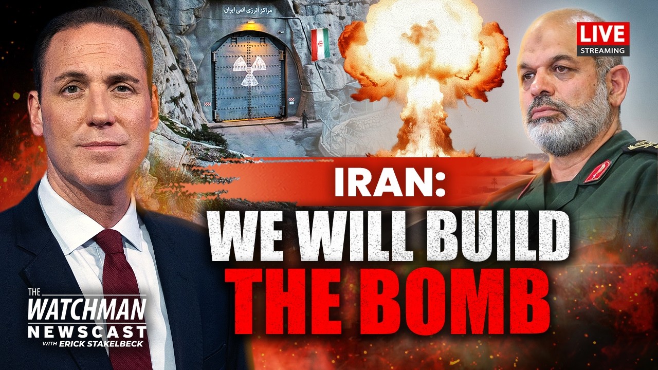 Iran Finally ADMITS Nuclear Weapons Program, Threatens NEW Attacks | Watchman Newscast LIVE