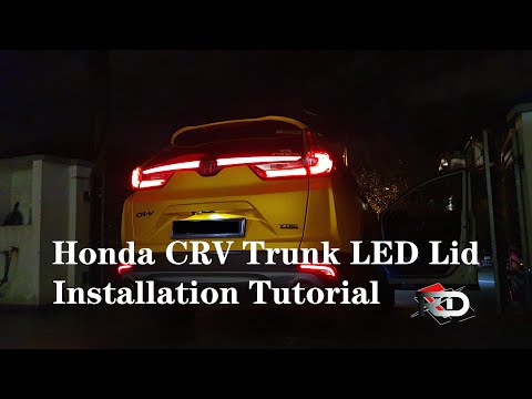 Honda CRV Trunk LED LID INSTALLATION TUTORIAL