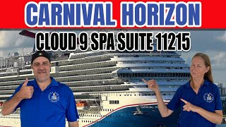 Carnival Horizon Cloud 9 Spa Suite Cabin 11215 | Tall Man's Cruise Adventures