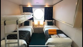 MSC Poesia Cabin Tour | Partial Oceanview Stateroom 8092