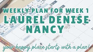 Week 1 Plans | Laurel Denise Large Nancy (horizontal)