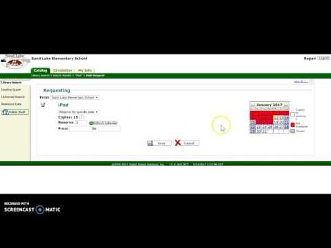 Thumbnail: Reserve iPads using Destiny