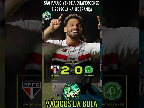 São Paulo se isola na liderança #futebol #saopaulo #palmeiras #flamengo #corinthians #santos #vasco