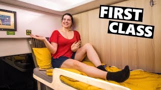 14 HOUR FIRST CLASS OVERNIGHT TRAIN (FREE UPGRADE From Hanoi To Hue! Vietnam Vlog 2019)