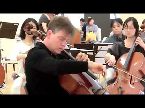 Haydn C Major cello concerto - Luca Franzetti cello (rehearsal)