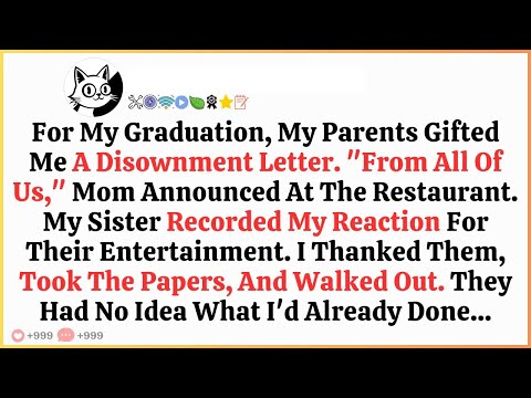 For My Graduation, My Parents Gifted Me A Disownment Letter  From All Of Us, Mom Announced...