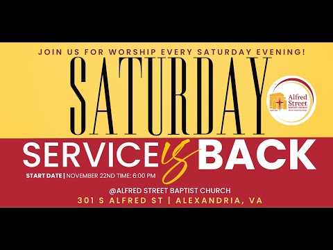 Alfred Street Baptist Church Live 6PM Worship Service