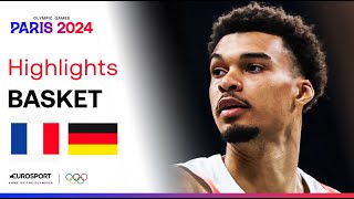 Victor Wembanyama - Evan Fournier - Isaia Cordinier - France - Allemagne - Franz Wagner - Dennis Schroder