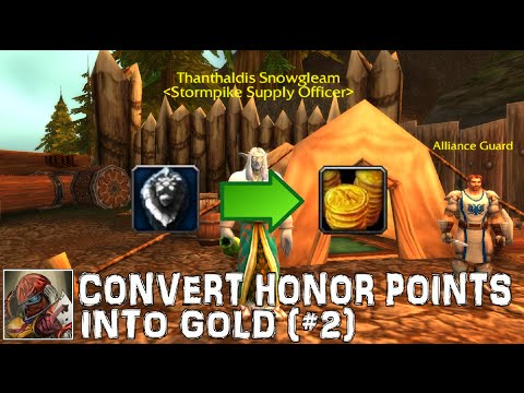 WoW 6.2.4 Gold Guide - Convert Honor Into Gold! [Enchanting Required]