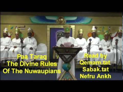 Paa Taraq - The Divine Rules Of The Nuwaupians