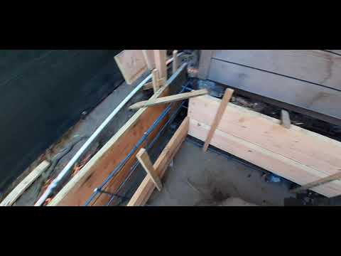 Veterans concrete,....architectural board form finish wall progress