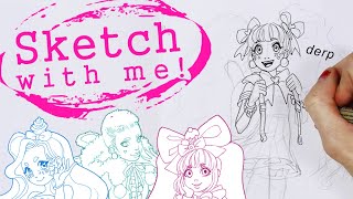 Sketch with me! #11 Dollightful ladies