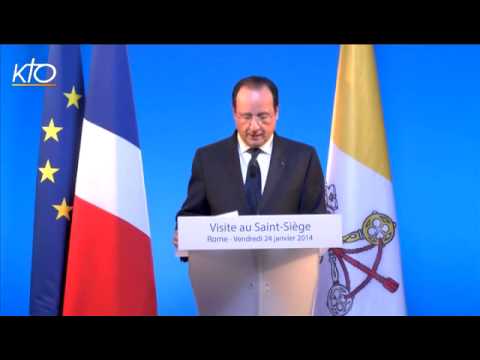 Point presse du Président de la République française à Rome