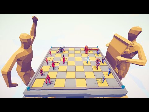 PIRATE FACTION vs ANCIENT FACTION - Chess Board ♟️ | Totally Accurate Battle Simulator TABS